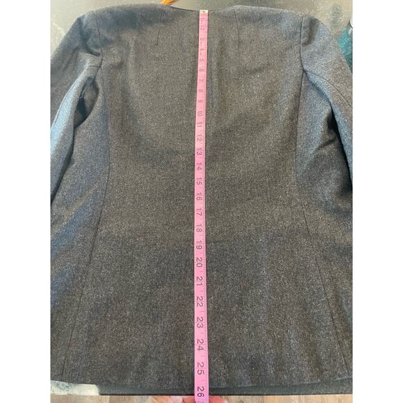 VTG Richtone  100% wool charcoal ladies jacket 10 - Picture 9 of 9